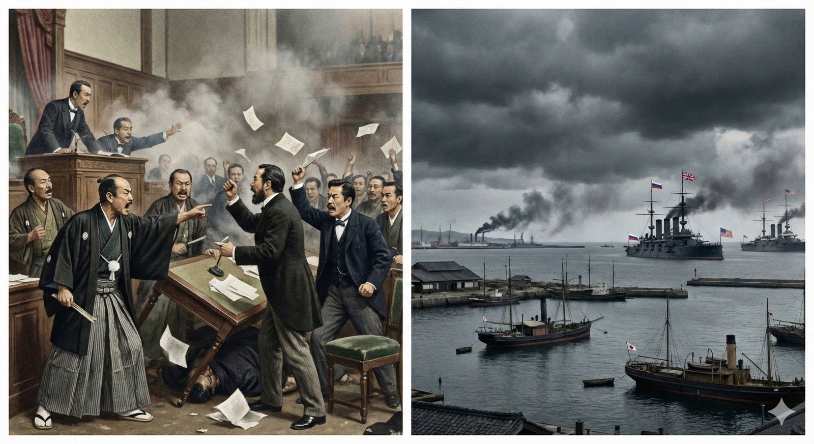 日本の政治が国内の争いに明け暮れている間、国外では深刻な事態が進行