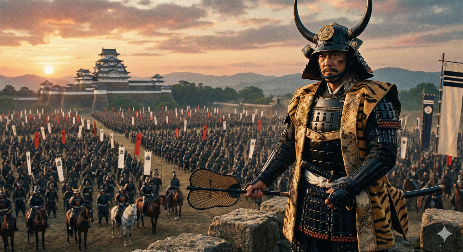 鎧武者のイラスト