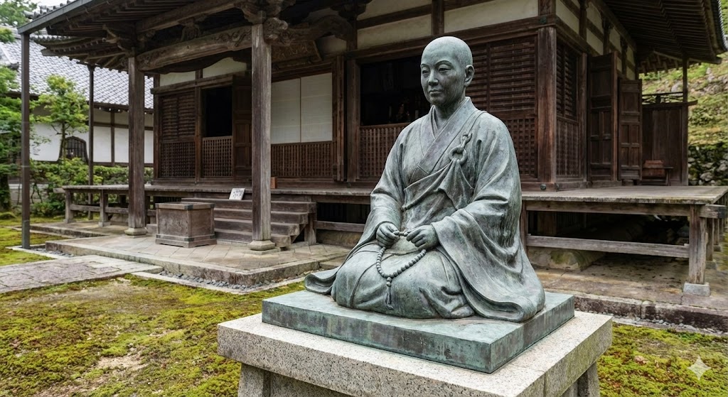 尼将軍として知られる北条政子の像のイメージ