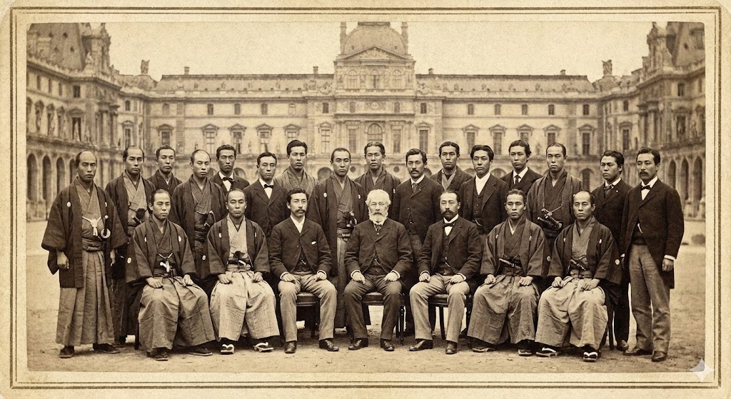 岩倉使節団のメンバーの集合