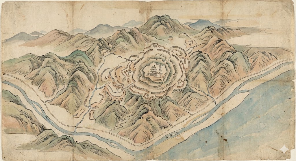 上月城から撤退する羽柴軍の背中と、城に残された尼子軍の絶望的な対比