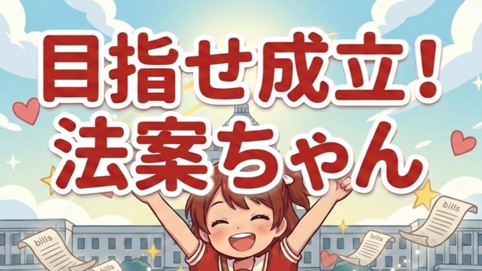 目指せ成立!法案ちゃん