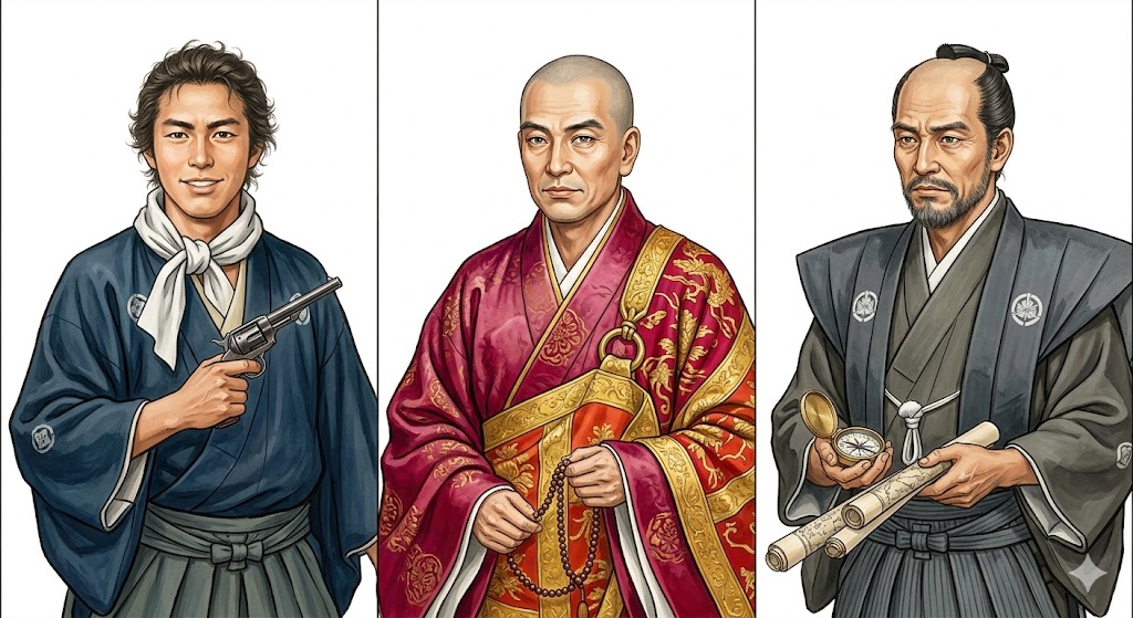 ENTP 坂本龍馬、後白河法皇、勝海舟