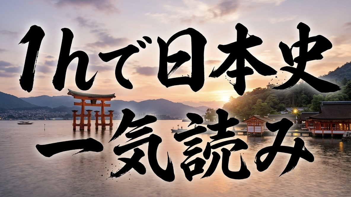 1hで日本史一気読み